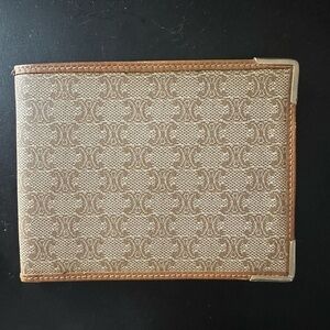 Celine Tan Leather Wallet